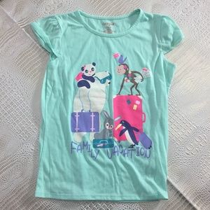 Cat & Jack Girls Family Vacation Sleepwear Shirt